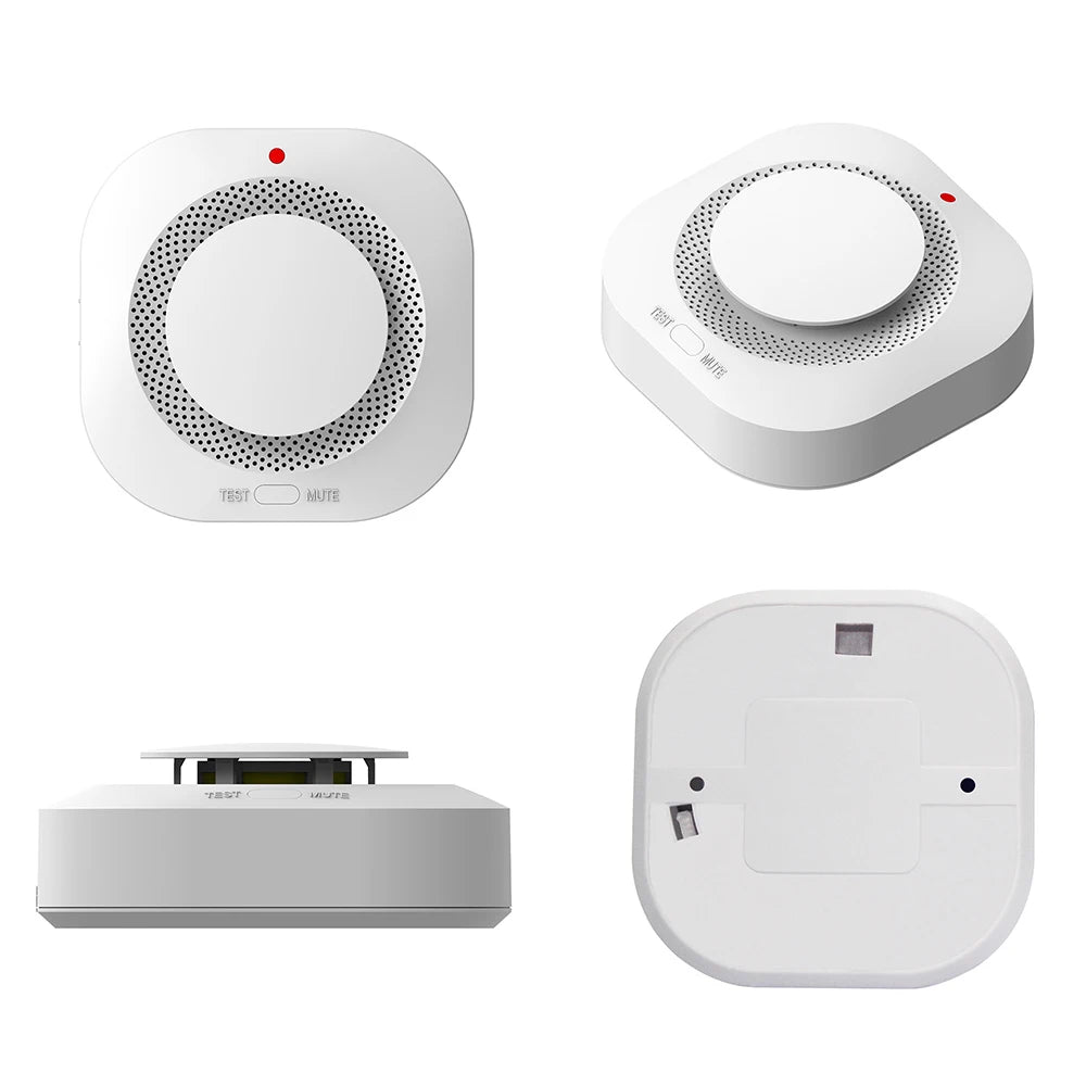 Wireless Smoke Detector 433MHz Fire Alarm Sensor Protection Home Security System Firefighter Fire Equipment Work with Alarm Host - Zarre