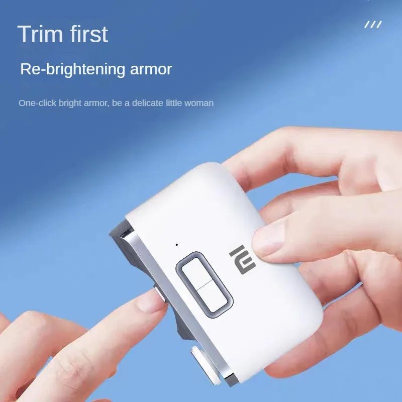 Xiaomi Electric Nail Clippers Mijia Fully Automatic Polished Armor Trim Nail Clipper Smart Home Suitable for Children Manicure - Zarre