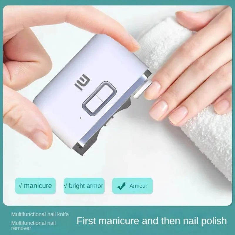 Xiaomi Electric Nail Clippers Mijia Fully Automatic Polished Armor Trim Nail Clipper Smart Home Suitable for Children Manicure - Zarre