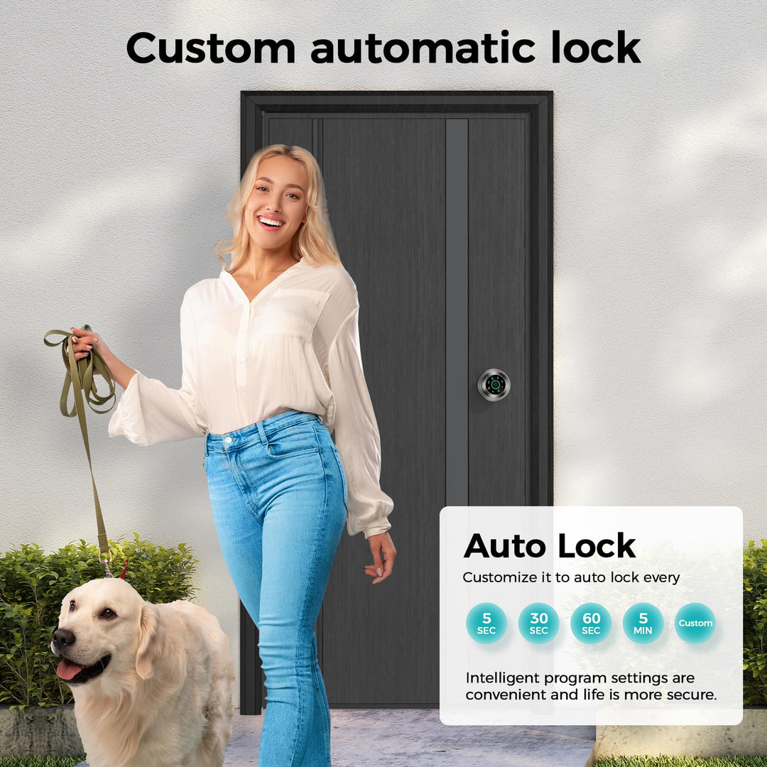 Zarre Print Smart Door Lock - Zarre