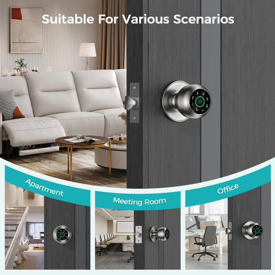 Zarre Print Smart Door Lock - Zarre