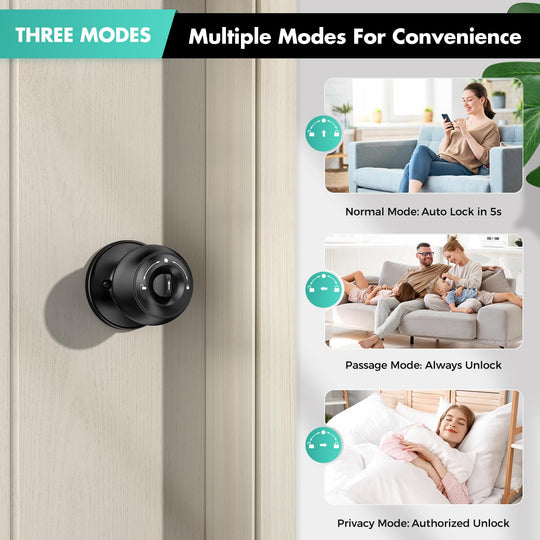 Zarre Print Smart Door Lock - Zarre