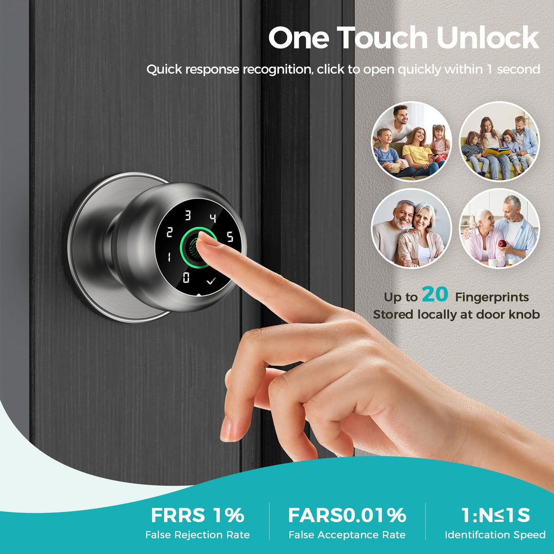 Zarre Print Smart Door Lock - Zarre