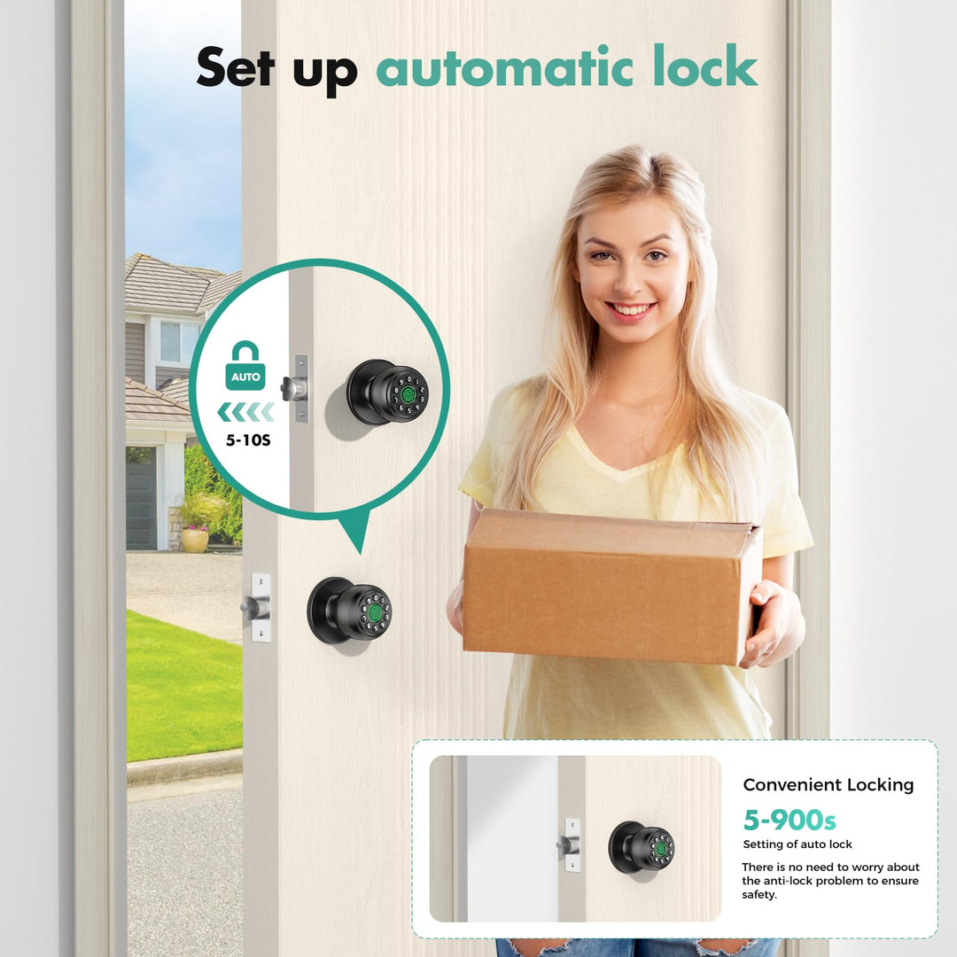 Zarre Print Smart Door Lock - Zarre