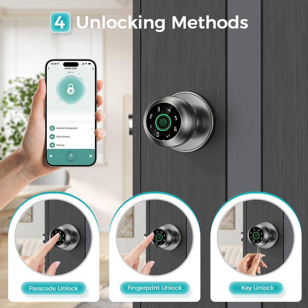 Zarre Print Smart Door Lock - Zarre