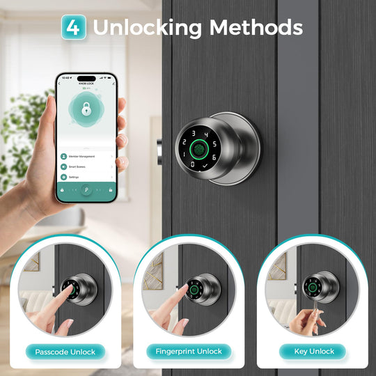 Zarre Print Smart Door Lock - Zarre